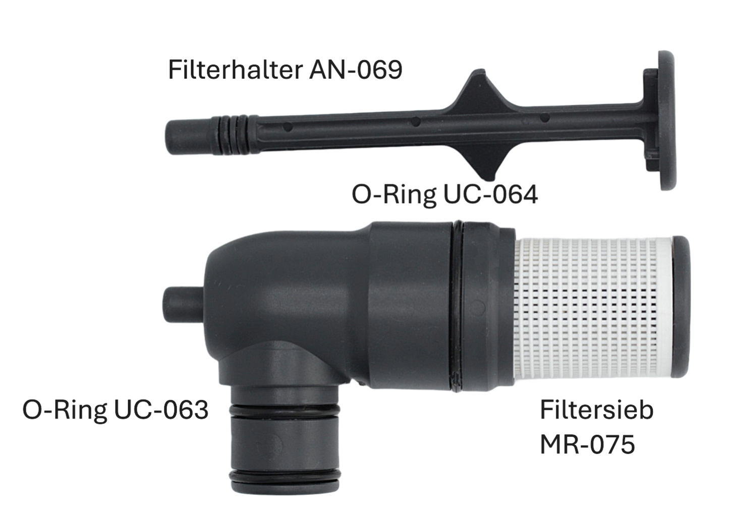 2 mal O-Ring UC-064 für Filter Absaugung